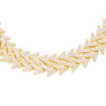 10K Diamond Necklace Yellow Gold
